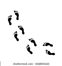 footprint. vector illustration
