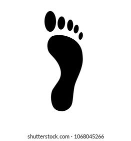 footprint. vector illustration