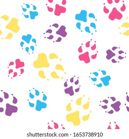 Footprint vector image background material