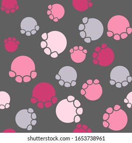 Footprint vector image background material
