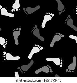 Footprint vector image background material