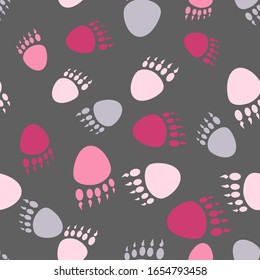 Footprint vector image background material