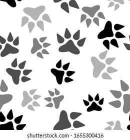 Footprint vector image background material