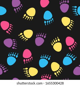 Footprint vector image background material