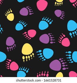 Footprint vector image background material