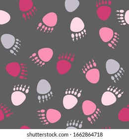 Footprint vector image background material