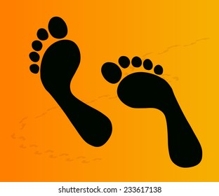 footprints