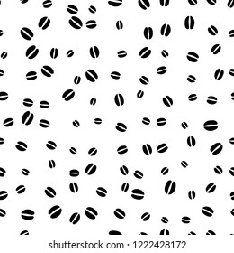 The footprints of a deer. Vector illustration. Wild animal. Foot prints. Seamless pattern background.