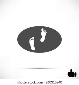 footprints icon