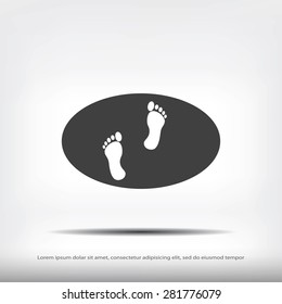 footprints icon