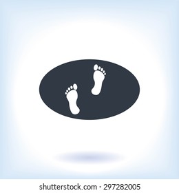 footprints icon