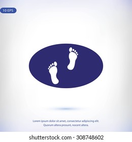 footprints icon