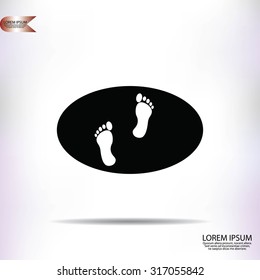 footprints icon