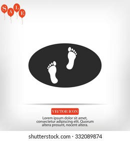 footprints icon