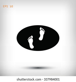 footprints icon