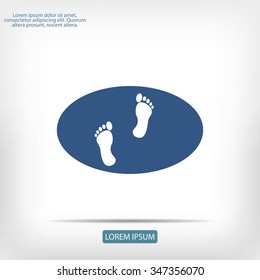 footprints icon