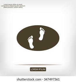 footprints icon