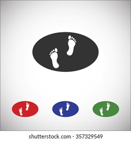 footprints icon