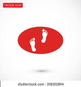 footprints icon