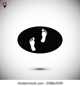 footprints icon