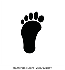 footprints icon vector illustration logo design