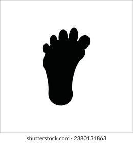 footprints icon vector illustration logo design
