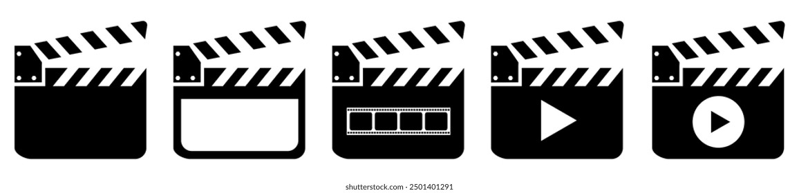 Footprints and Shoe Prints Silhouettes vector illustration isolated on white background.