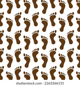 footprints symbol background vector illustration design