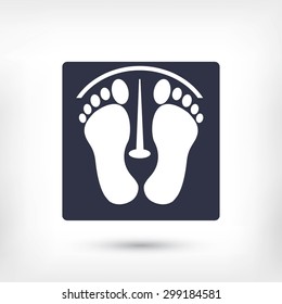 footprints vector icon