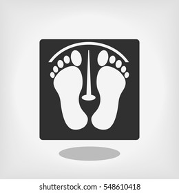 footprints vector icon, vector best flat icon, EPS