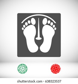 footprints vector icon, vector best flat icon, EPS