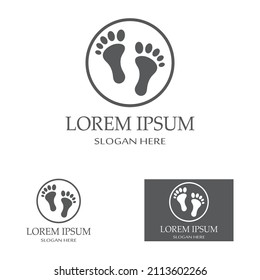 footprints,foot care,and footstep, logo images illustration
