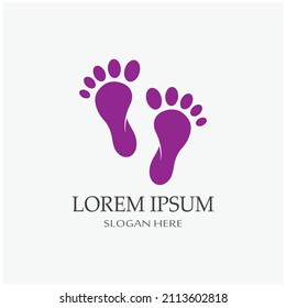 footprints,foot care,and footstep, logo images illustration