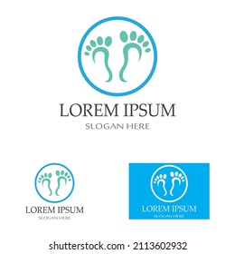 footprints,foot care,and footstep, logo images illustration