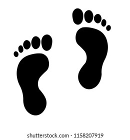 foots icon vector