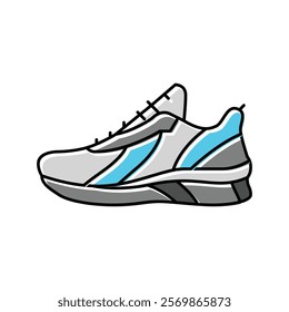 footwear fitness sport color icon vector. footwear fitness sport sign. isolated symbol illustration