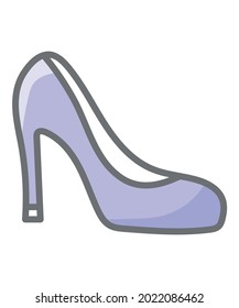 Footwear fully editable vector icon

