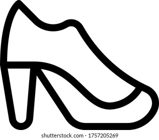 footwear heels ankle icon for web and apps