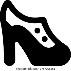 footwear heels ankle icon for web and apps