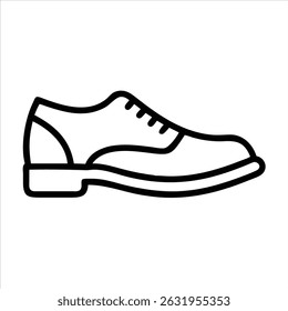 footwear icon modern illustration art design black and white silhouette with bold outline 