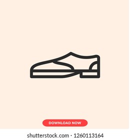 Footwear icon modern vector style