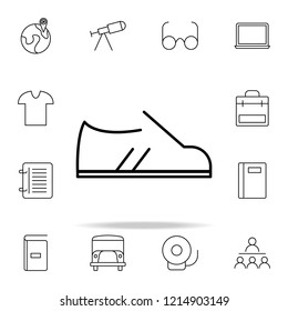 footwear icon. school icons universal set for web and mobile