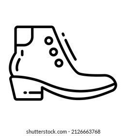 footwear icon, trendy Style, Isolated on White Background, Stock vector illustrations.