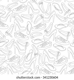 Footwear shoes seamless background texture