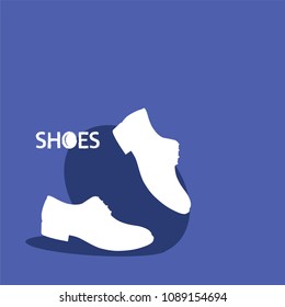 footwear silhouette. vector