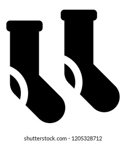 
Footwear sock icon design
