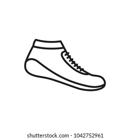 footwear symbol, shoes icon 