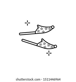 Footwear Turkish icon. Element of Turkey thin line icon