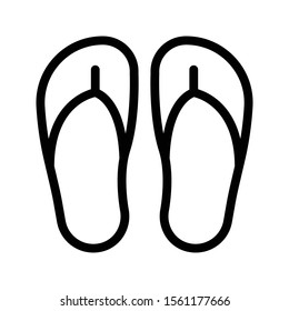 footwear vector thin line icon 