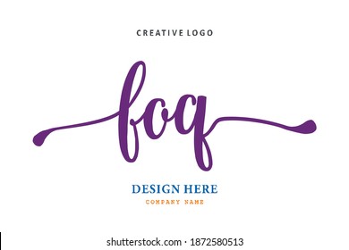 El logotipo de la inscripción FOQ es sencillo, fácil de entender y autorizado